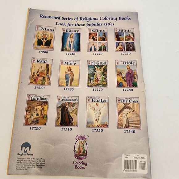 Lot of 4 Vintage Religious Coloring Books - Picture 6 of 15